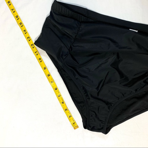 Allure Ladies Ruched Swim Bottom Size 22-24 New With Tags - Picture 9 of 11